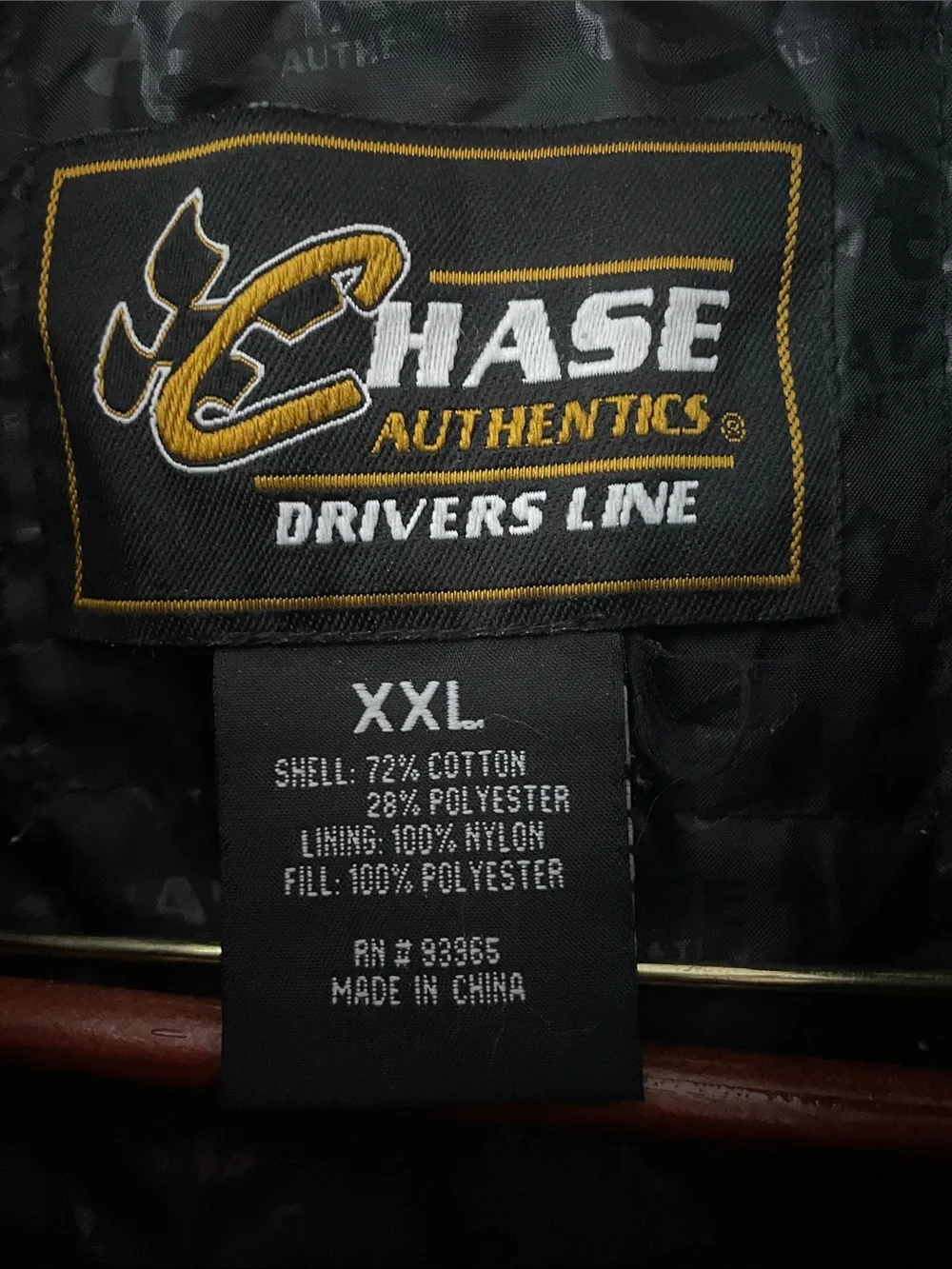 Chase Authentics Black Jack Daniel's Racing Bomber Jacket with Patch Logos